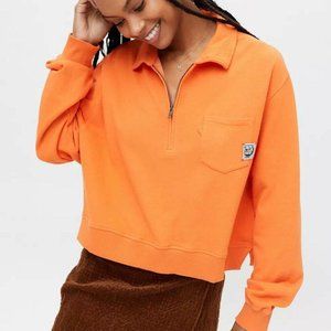 BDG Urban Outfitters Ellie Half-Zip Pullover Oversized  Sweatshirt Top XS